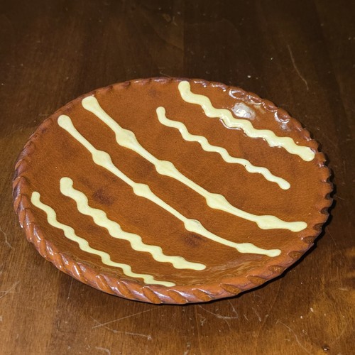 Vtg pottery redware - sj,