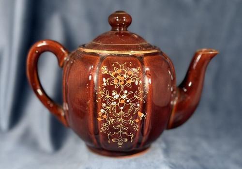 Vintage moriage redware brown - moriage,