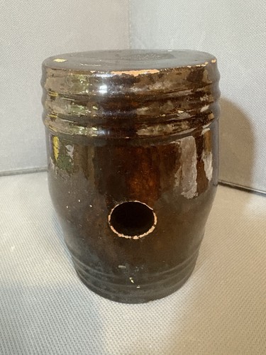 Antique redware rumlet - antique,