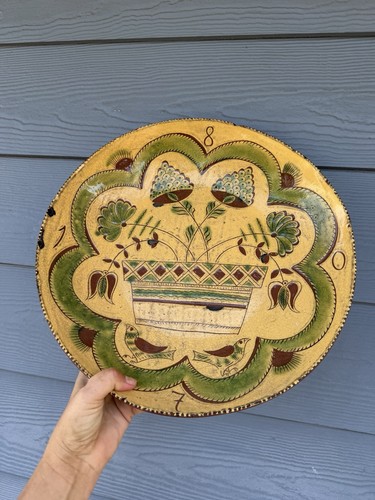 Vtg wisconsin pottery - wisconsin, 14.5”