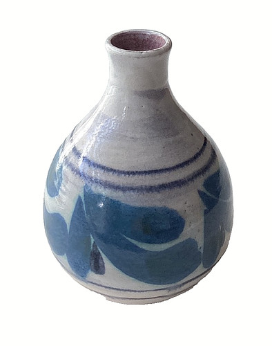 Redware pottery small - redware, vase