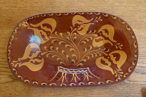 Ned foltz redware oblong - ned,