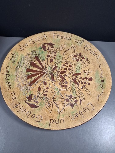 Vintage red ware plate - vintage,