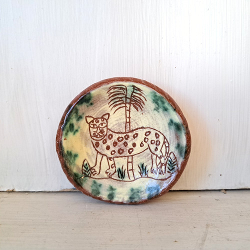 Hughes pottery redware - redware, 2.75"